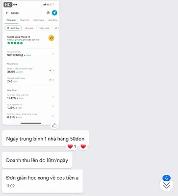 📦 Tăng trưởng đơn hàng